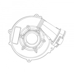 Carcasa admisie 2200-010-020B-0001 pentru turbine KKK model BV43