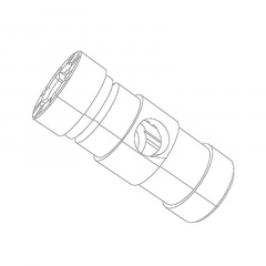 Bucsa de cupru 1700-010-044B pentru turbina model GT1238Z GT1444Z GT1446SZ GTB14 GTB1446VZ GTB1449VZ GTC1238VZ GTC1244VZ GTC1444VZ GTC1446MVZ GTC1446VMZ GTC1446VZ GTC1549MVZ GTD1244MVZ GTD1449VZ GTD2255 MGT1549ZDL