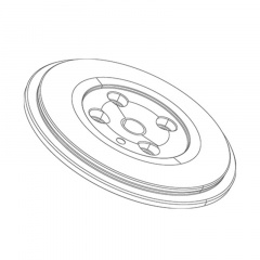 Placa 1800-016-050 pentru turbina CZ model C13  C14  C15