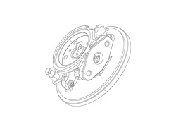 Carcasa CHRA 1900-011-104 pentru turbina GARRET model T04B15  T04B18  T04B19  T04B98  TA3408  TB4129