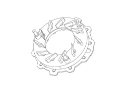 Geometrie cod 3000-016-094 pentru turbina model GTB1546V