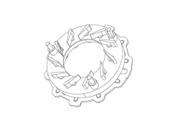 Geometrie variabila 3000-016-014-0001 pentru turbine GARRETT 