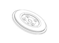 Placa 1300-016-063B pentru turbina KKK model BV43