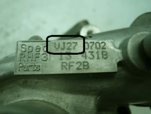 Identificare cod turbosuflanta IHI